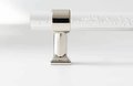 Bubbly lucite cabinet handle with gold or silver fixings/clear acrylic drawer pull/lucite furniture hardware/clear resin bubble door handle