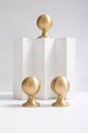 Scroll shaped cabinet bar handle with ball end design / brass cabinet draw pull/furniture hardware/ kitchen renovation/wardrobe handle/retro