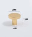 Classic round hammered brass drawer handle/Gold brass cabinet handle/Textured metal furniture hardware/Gold drawer knob/Gold Cabinet pull
