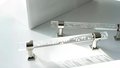 Bubbly lucite cabinet handle with gold or silver fixings/clear acrylic drawer pull/lucite furniture hardware/clear resin bubble door handle