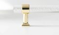 Bubbly lucite cabinet handle with gold or silver fixings/clear acrylic drawer pull/lucite furniture hardware/clear resin bubble door handle