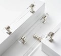 Bubbly lucite cabinet handle with gold or silver fixings/clear acrylic drawer pull/lucite furniture hardware/clear resin bubble door handle