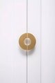 Brass and crystal semi circle shaped handle/pink or white stone ball drawer pull/retro drawer handle/wardrobe door handle/gold cabinet knob