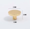 Classic round hammered brass drawer handle/Gold brass cabinet handle/Textured metal furniture hardware/Gold drawer knob/Gold Cabinet pull