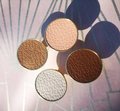 Brass and leather drawer pull/neutral colour cabinet handle/brown, cream,. pink and caramel drawer knob/leather door handle/leather hardware