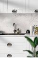 Gunmetal grey clam shell drawer pull/Gray cup shaped cabinet pull/Semi circle dark grey clam shell door handle/gunmetal kitchen hardware