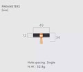 Knurled matte black and rose gold cabinet handle/copper and black drawer pull/rose gold furniture hardware/black and rose gold door handle