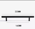 Matte black solid brass cabinet bar handle/Matte black brass drawer pull/Black kitchen hardware/Modern furniture hardware/black door handle
