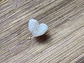 Heart shape amethyst or white quartz crystal geode cabinet handle/heart shaped gemstone drawer handle/small rough cut crystal door handle