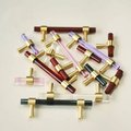 Blue yellow red or pink acrylic lucite cabinet bar handle/bright coloured drawer pull/nursery cabinet handle/colourful door handle/kids room