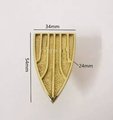 Art deco style cabinet pull/Gold geometric door handle/Brass arrow shaped drawer knob/Modern brass furniture hardware/Classic vintage handle