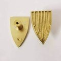 Art deco style cabinet pull/Gold geometric door handle/Brass arrow shaped drawer knob/Modern brass furniture hardware/Classic vintage handle
