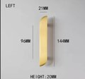 Gold brass geometric shape bar handle and knobs/modern gold gold brass hardware/gold brass drawer pull/Gold kitchen hardware/mcm hardware