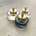 Smooth round lucite cabinet pull/Transparent door knob/mid century modern style drawer handle/Clear cabinet hardware/retro resin drawer pull