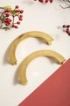 Texture gold brass semi circle handle/demi lune drawer pull/kitchen hardware/large cabinet handle/gold wardrobe door handle/home improvement