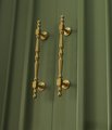 Matte gold geometric shapes bar handle/Gold brass cabinet pull/Brass kitchen door handle/Bar drawer pull/furniture hardware/home improvement