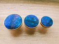 Galaxy inspired brass and resin drawer handle/Night sky blue resin cabinet pull/Dark blue and gold decor door knob/Resin and brass hardware