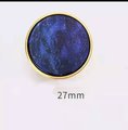 Galaxy inspired brass and resin drawer handle/Night sky blue resin cabinet pull/Dark blue and gold decor door knob/Resin and brass hardware