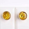 Bright coloured mother of pearl drawer pull/vibrant coloured pearl cabinet handle/shell door handle/furniture hardware/Pearl drawer knob