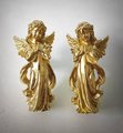 Gold brass Angel door handle/Guardian Angel Cabinet Pull/Gold Fairy drawer pull/Gold angelic themed furniture hardware/Sweet Angel door knob
