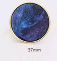 Galaxy inspired brass and resin drawer handle/Night sky blue resin cabinet pull/Dark blue and gold decor door knob/Resin and brass hardware