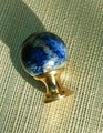 Semi precious stone ball drawer knob/stone drawer pull/crystal ball cabinet pull/gemstone handle/Bright coloured stone hardware/Mineral knob