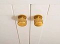 Matte gold brass door knob with textured detail/Round brass drawer pull/Gold knurled cabinet pull/Brass furniture hardware/kitchen hardware