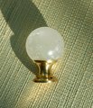 Semi precious stone ball drawer knob/stone drawer pull/crystal ball cabinet pull/gemstone handle/Bright coloured stone hardware/Mineral knob