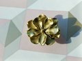 Beautiful gold brass Camelia flower cabinet handle/Brass flower shaped drawer pull/Gold brass bloom door knob/bedroom furniture hardware