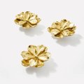 Beautiful gold brass Camelia flower cabinet handle/Brass flower shaped drawer pull/Gold brass bloom door knob/bedroom furniture hardware