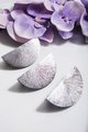 Big silver semi circle handle/Shiny demi lune drawer pull/kitchen hardware/large cabinet handle/silver wardrobe door handle/home improvement