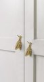 Gold Garden Snail Cabinet Pull/Snail shaped solid brass door handle/Snail drawer pull/Quirky door knob/ DIY brass Furniture hardware