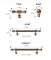 Rose gold cabinet bar handles/Sleek shiny copper cabinet Pull/Modern rose gold door handle/Brass furniture hardware/Kitchen drawer handle