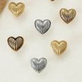 Love Heart Shaped Cabinet Pull/Gold, Silver or Bronze Heart Door Handle/Gold Heart Drawer Knob/Brass Furniture Hardware/Silver Drawer Handle