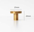 Bronze semi circle handle/Brass demi lune drawer pull/kitchen hardware/large cabinet handle/Aged brass wardrobe door handle/home improvement