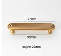 Aged brass retro pattern bar handle/Bronze brass bar handle/gold echo pattern drawer pull/kitchen furniture hardware/mid century modern