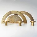 Bronze semi circle handle/Brass demi lune drawer pull/kitchen hardware/large cabinet handle/Aged brass wardrobe door handle/home improvement