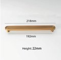 Aged brass retro pattern bar handle/Bronze brass bar handle/gold echo pattern drawer pull/kitchen furniture hardware/mid century modern