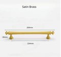 Matte gold French style cabinet bar handle/Unusual matte gold ball design cabinet drawer pull/Gold furniture hardware/Brass kitchen hardware