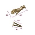 Creepy gold hand shaped door handle/Quirky brass Cabinet Pull/Gold Drawer Handle/Unique door Knob/ furniture hardware/Drinks cabinet handle
