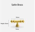 Matte gold French style cabinet bar handle/Unusual matte gold ball design cabinet drawer pull/Gold furniture hardware/Brass kitchen hardware