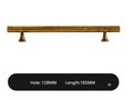 Bronze hammered brass cabinet bar handle/Oil rubbed brass drawer pull/textured bronze brass door handle/Bronze brass furniture hardware