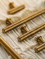 Bronze hammered brass cabinet bar handle/Oil rubbed brass drawer pull/textured bronze brass door handle/Bronze brass furniture hardware