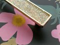 Gold iridescent rainbow crystal cabinet handle/Glittery angel aura quartz drawer pull/crystal furniture hardware/shiny gemstone door handle