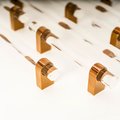 Clear resin and rose gold cabinet bar pull handle/Transparent acrylic and rose gold drawer handle/lucite and rose gold furniture hardware