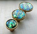Rainbow Abalone Shell Drawer Pull/Iridescent Pearl Cabinet Pull/Mother of Pearl Door Handle/Pearl Drawer Knob/Pearl Furniture Hardware