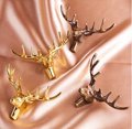 Golden or Bronze Stag with 8 point antlers drawer handle/Deer Head Cabinet Pull/Gold or Bronze Stag head Door Handle/woodland decor/hardware