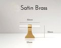 Gold brass and clear lucite cabinet bar pull handle/Acrylic drawer handle/lucite furniture hardware/brass transparent resin cabinet handle
