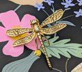 Solid brass dragonfly cabinet pull/Dragonfly drawer knob/Dragonfly drawer handle/brass furniture hardware/home improvement/Gold Door handle