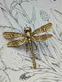 Solid brass dragonfly cabinet pull/Dragonfly drawer knob/Dragonfly drawer handle/brass furniture hardware/home improvement/Gold Door handle